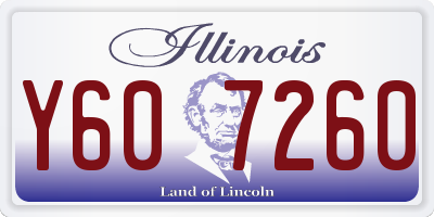IL license plate Y607260