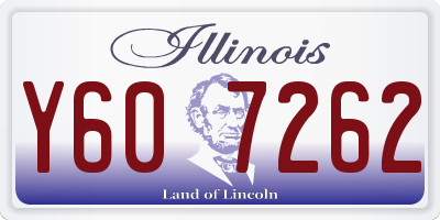 IL license plate Y607262