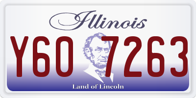 IL license plate Y607263