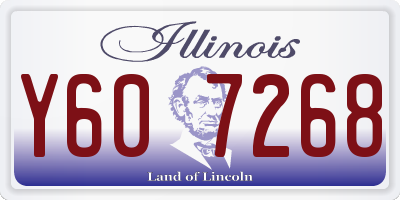IL license plate Y607268
