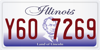IL license plate Y607269