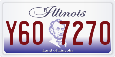 IL license plate Y607270