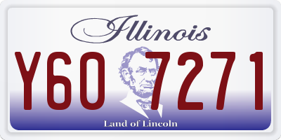 IL license plate Y607271