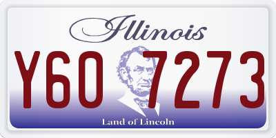 IL license plate Y607273