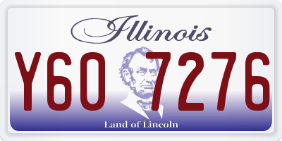 IL license plate Y607276