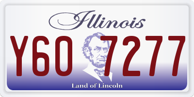 IL license plate Y607277