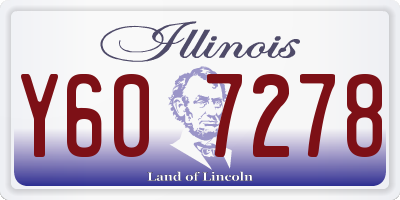 IL license plate Y607278