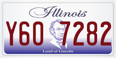 IL license plate Y607282