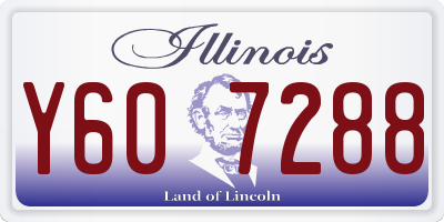IL license plate Y607288
