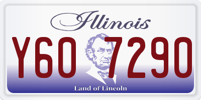 IL license plate Y607290