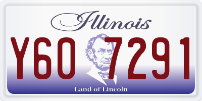 IL license plate Y607291