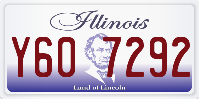 IL license plate Y607292