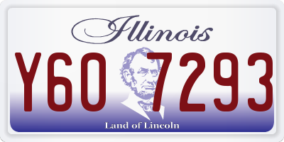 IL license plate Y607293