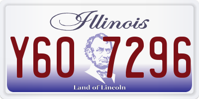 IL license plate Y607296