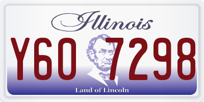 IL license plate Y607298