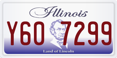 IL license plate Y607299