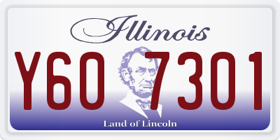 IL license plate Y607301
