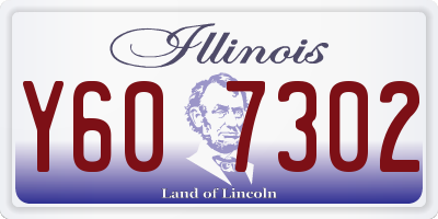 IL license plate Y607302