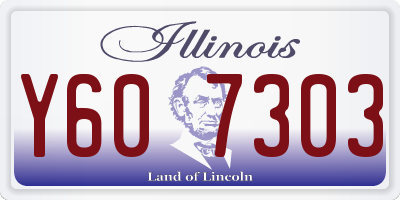 IL license plate Y607303