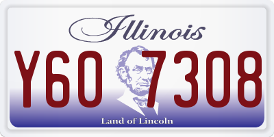 IL license plate Y607308