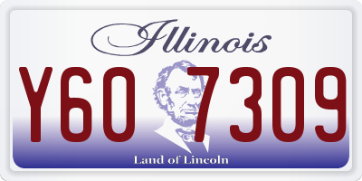 IL license plate Y607309