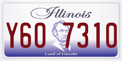 IL license plate Y607310