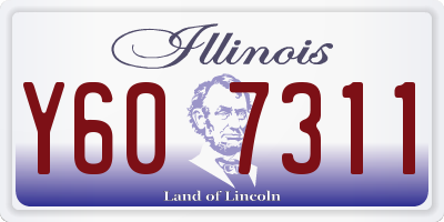 IL license plate Y607311