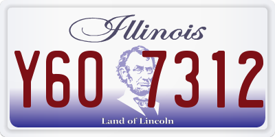 IL license plate Y607312