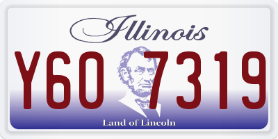 IL license plate Y607319