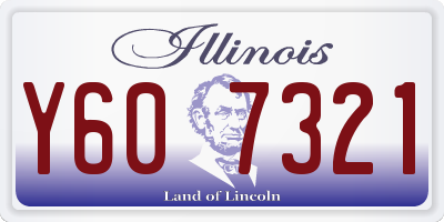 IL license plate Y607321