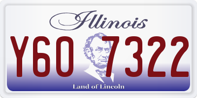 IL license plate Y607322