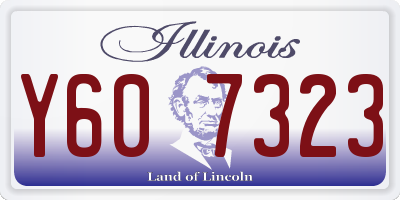 IL license plate Y607323