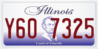 IL license plate Y607325
