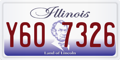 IL license plate Y607326