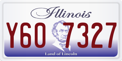 IL license plate Y607327
