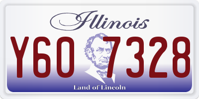 IL license plate Y607328
