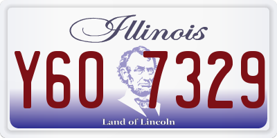 IL license plate Y607329