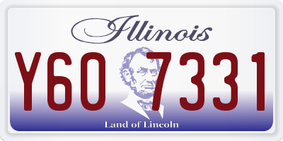 IL license plate Y607331