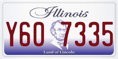 IL license plate Y607335