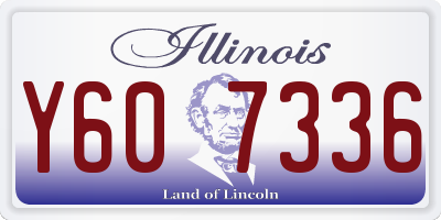 IL license plate Y607336