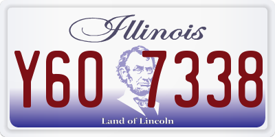 IL license plate Y607338