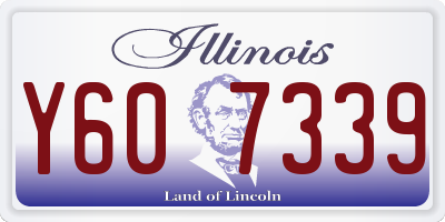 IL license plate Y607339
