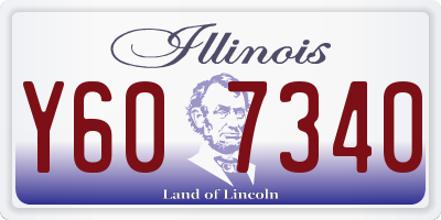 IL license plate Y607340