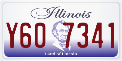 IL license plate Y607341