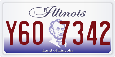 IL license plate Y607342