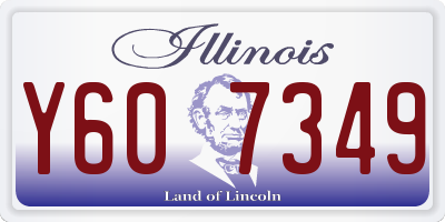 IL license plate Y607349
