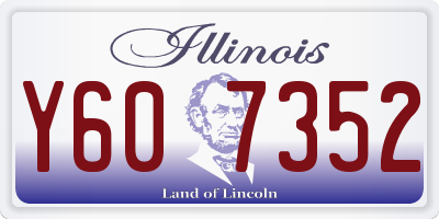 IL license plate Y607352