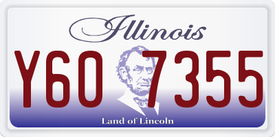 IL license plate Y607355