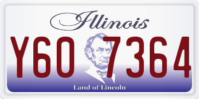 IL license plate Y607364