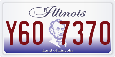 IL license plate Y607370